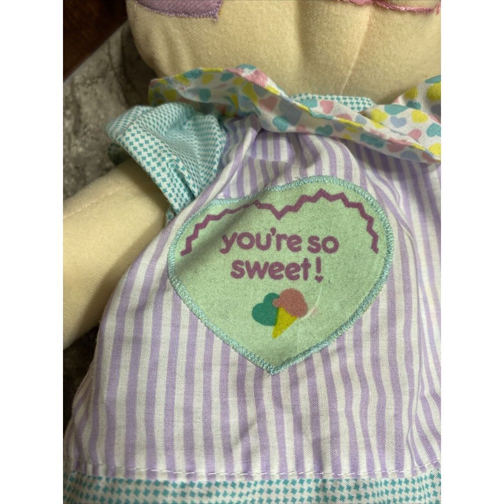 Vintage 1988 Playskool‎ BEAR FRIENDS "You're So Sweet" Plush Doll 80's Nostalgia - Picture 4 of 9